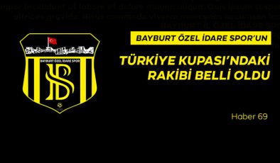 Bayburt Özel İdare Spor’un Türkiye Kupası’ndaki Rakibi Belli Oldu