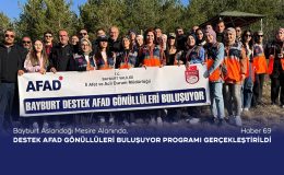 Bayburt Aslandağı Mesire Alanında, Destek AFAD Gönüllüleri Buluşuyor Programı Gerçekleştirildi