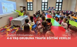 Bayburt İl Emniyetinden 4-6 Yaş Grubuna Trafik Eğitimi Verildi