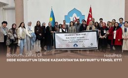 Bayburtlu Zehra Çil, Dede Korkut’un İzinde Kazakistan’da Bayburt’u Temsil Etti