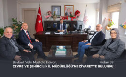 Bayburt Valisi Mustafa Eldivan, Aydıntepe İlçe Emniyet Amirliğini Ziyaret Etti