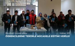 Bayburt Üniversitesi Öğrencilerine Terörle Mücadele Eğitimi Verildi