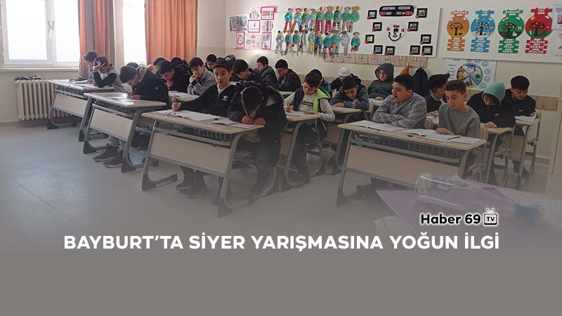 Bayburt’ta Siyer Yarışmasına Yoğun İlgi
