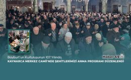 Bayburt Şehitleri İstanbul Kaynarca Merkez Camii’nde Yad Edildi