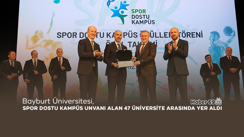 Bayburt Üniversitesi, Spor Dostu Kampüs Unvanı Alan 47 Üniversite Arasında Yer Aldı