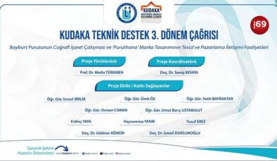 Bayburt Üniversitesi’nin Purut İçin Başlattığı Coğrafi İşaret Projesine KUDAKA’dan Destek 